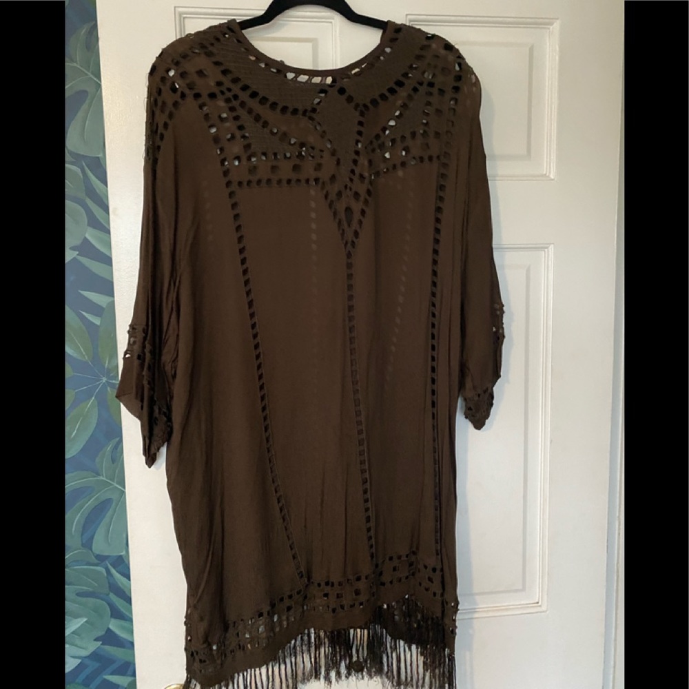 Isabel marant Etoile tunic with fine fringe detail